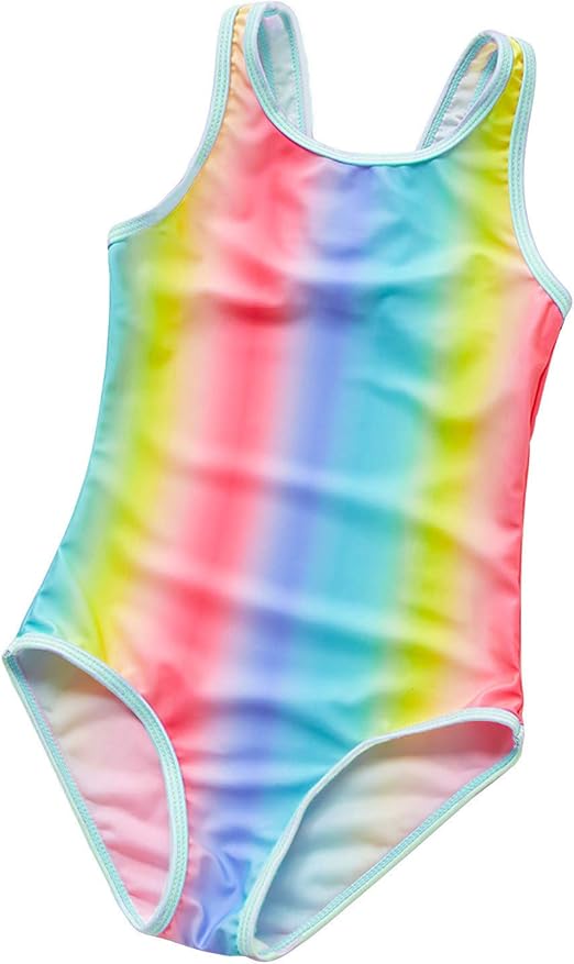 Costume Da Bagno Bimba Un Pezzo Stampa Floreale - Swimsuit Neonata Per Spiaggia E Piscina - Foto 8