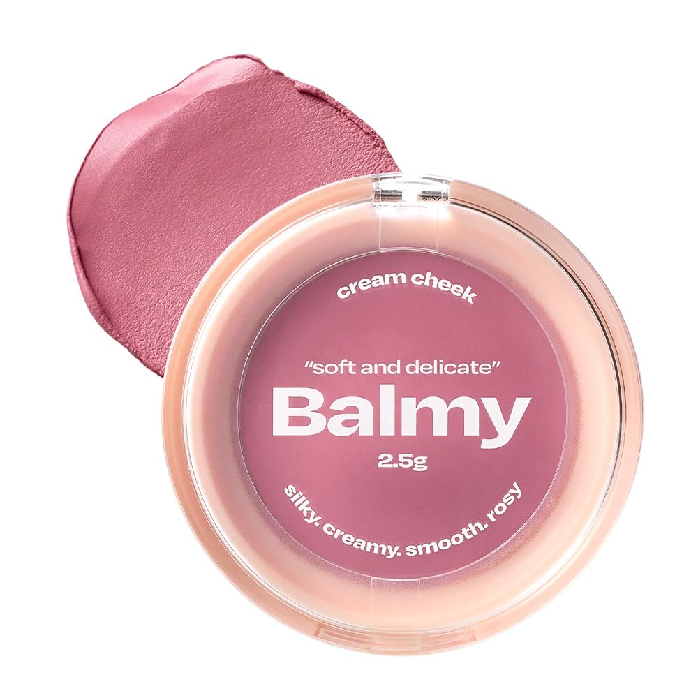 Balmy Cream Cheek | Lightweight Cloud-Touch Cheek Color | Buildable, Long-Wear Cream Blush with a Soft Matte Finish for Natural & Bold Looks | 2.5 g (