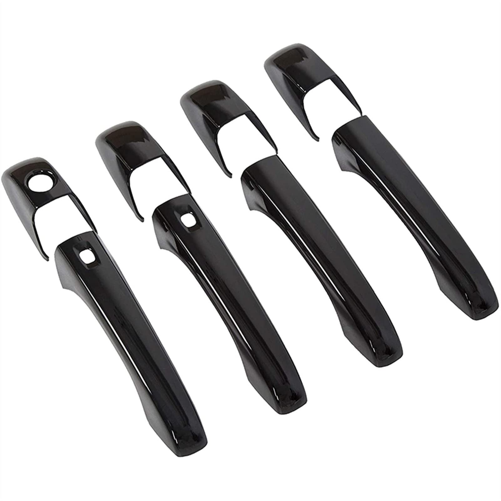 Fahbstr One Color Car Inner Handle For Jeep G&Rand Cherokee Dodge Durango 2011-2020 Black Mirror Covers + Door Handle