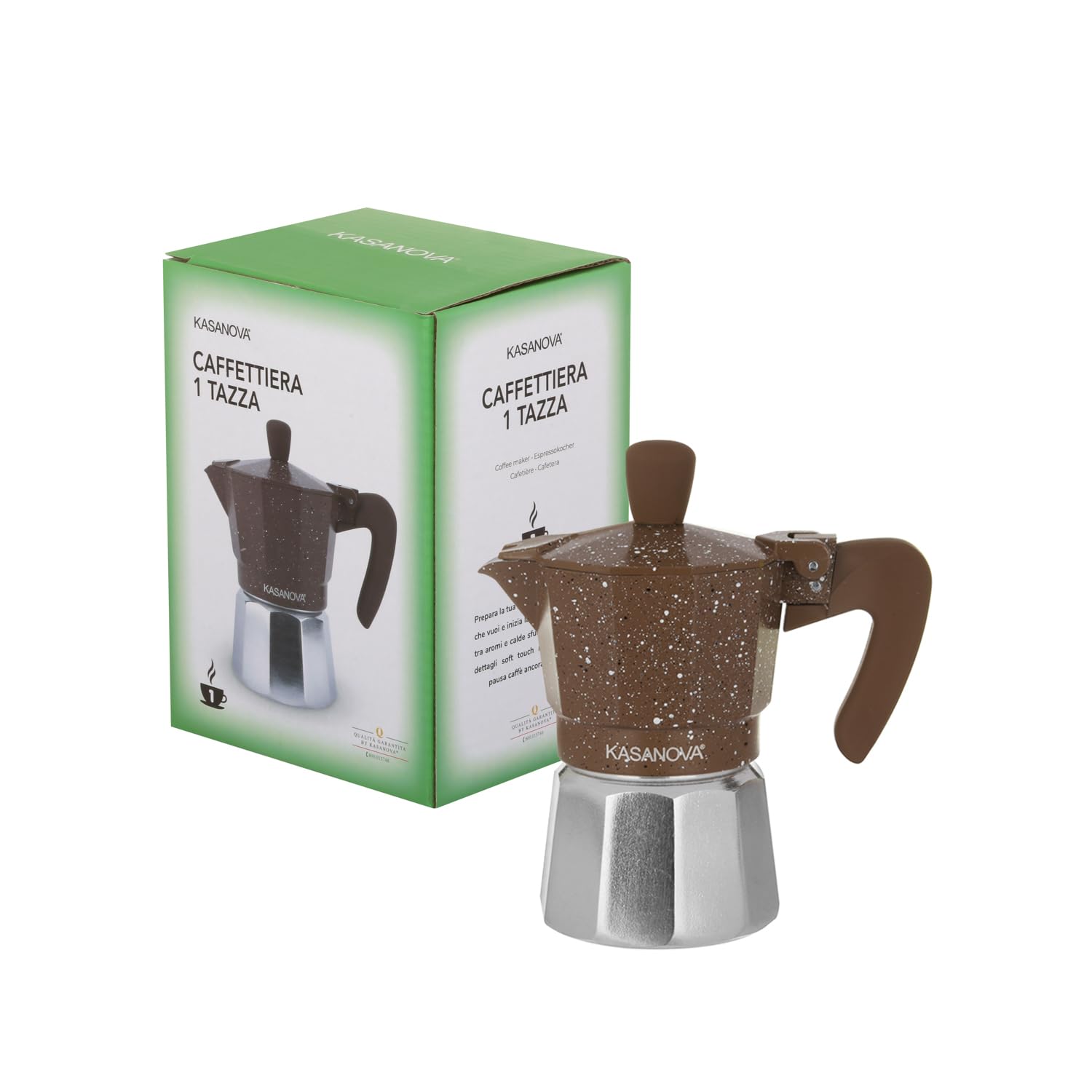 KASANOVA 0% FAT ONE CUP OF COFFEE MAKER BROWN
