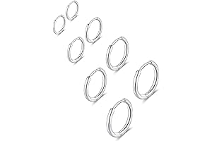 Hygienic Earrings: Medical Grade Stainless Steel Huggies