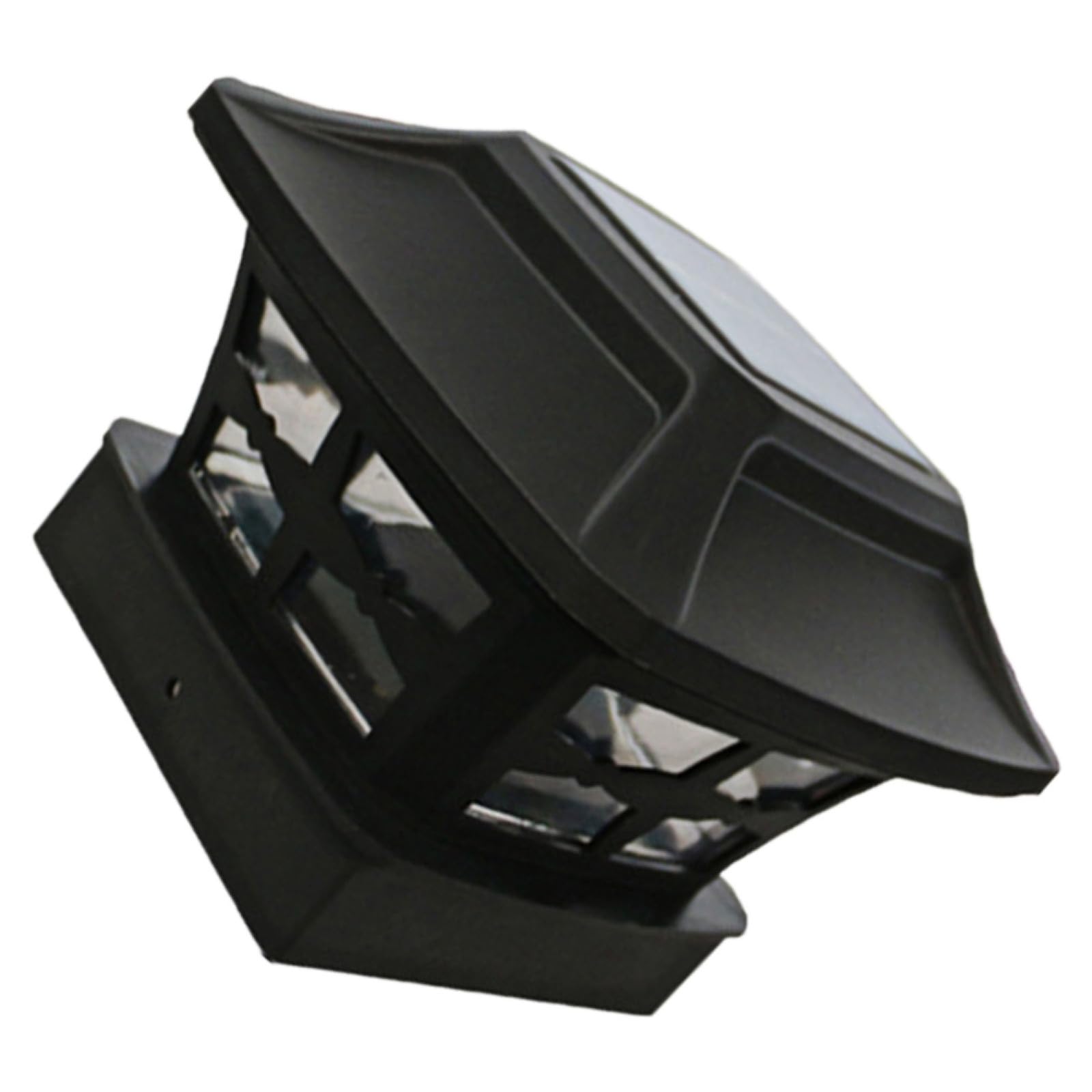 Lampe Extérieure à Énergie Solaire Noire Étanche en Plastique pour Jardin Capacité 2v/120ma et Design Simple pour Éclairage Décoratif Extérieur