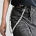 Pants Chain for Men Metal Chain Female Hip Hop Fashion Pants Waist Decoration Jeans Unisex Goth Accessories