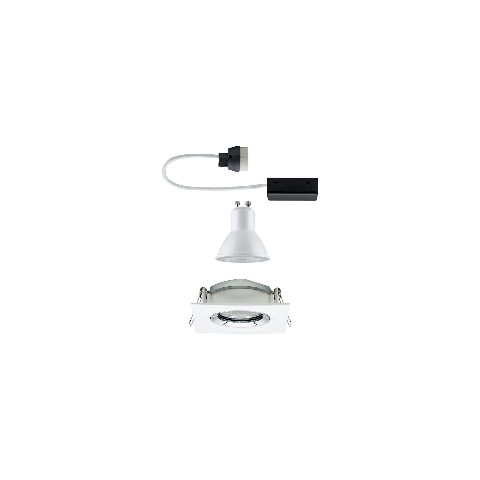 Paulmann 93674 Spot Nova Plus GU10 IP65 93x93 mm 6W 4000K blanc mat