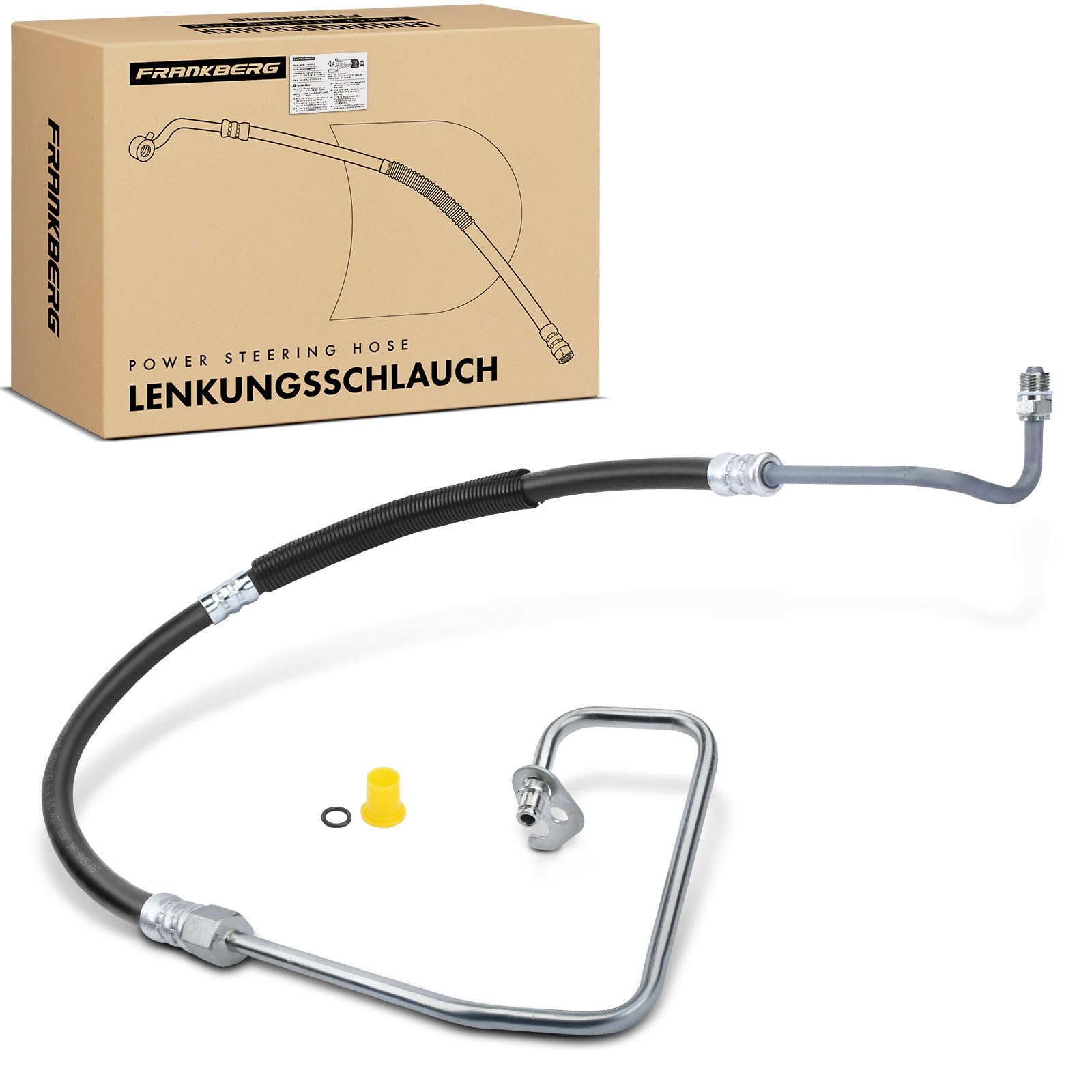 Frankberg Servosterzo Tubo flessibile Compatibile con Fiesta V Van 1.3L 2003-2005 Fiesta V JD JH 1.3L 2001-2008 Replace# 1207813, 2S6C3A719GL