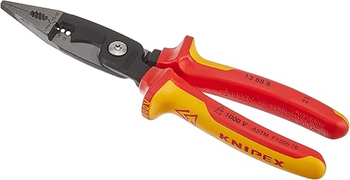 Miniatura 4 de Knipex Tools LP - Juego de 10 alicates, cortadores y destornilladores aislados de 1000 V + alicates de instalación eléctrica KNIPEX