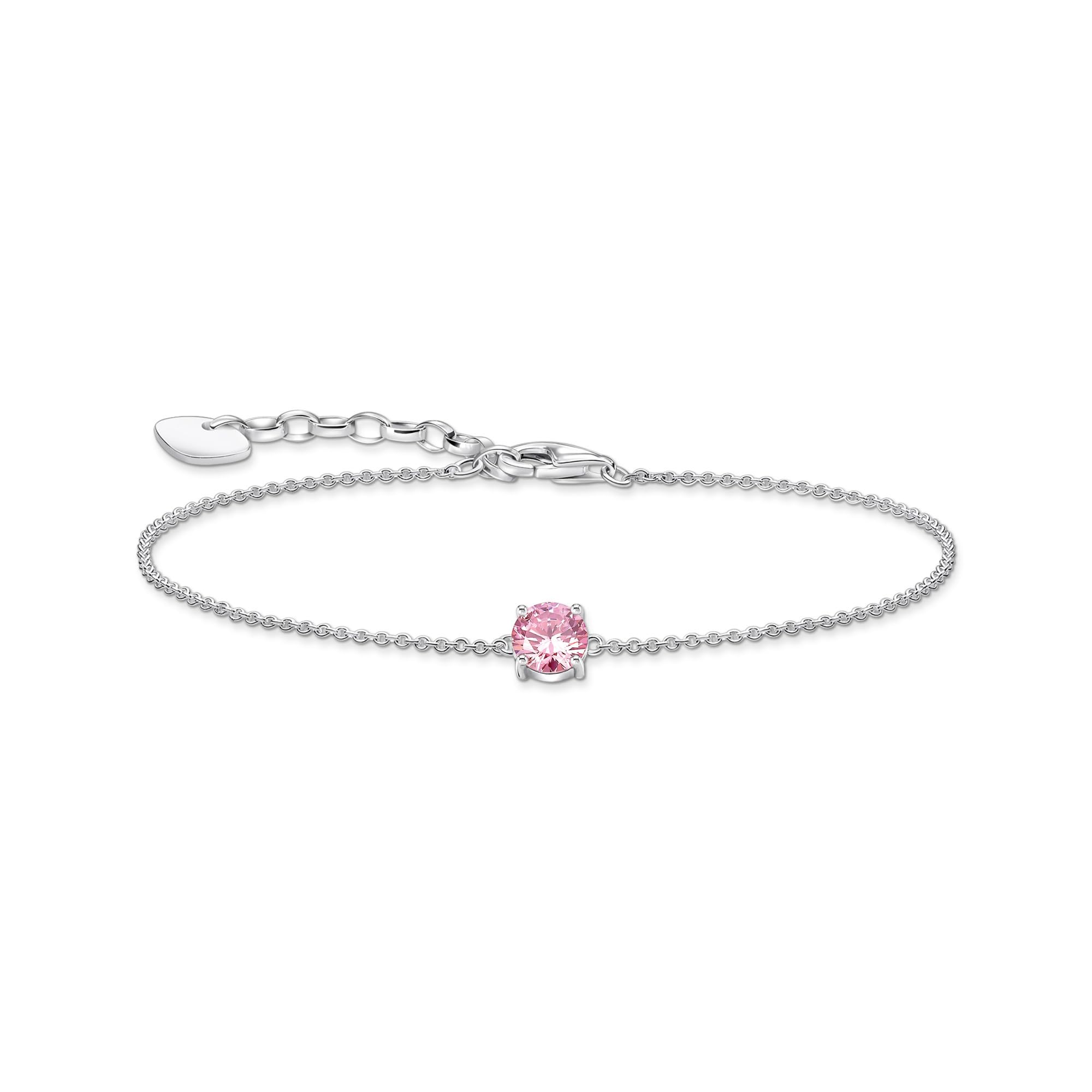 Thomas Sabo A2156-051-9 Bracelet with white zirconia and gold plated silver, Eine Grösse, sterling silver, cubic zirconia, Eine Grösse, Sterling Silver, Cubic Zirconia