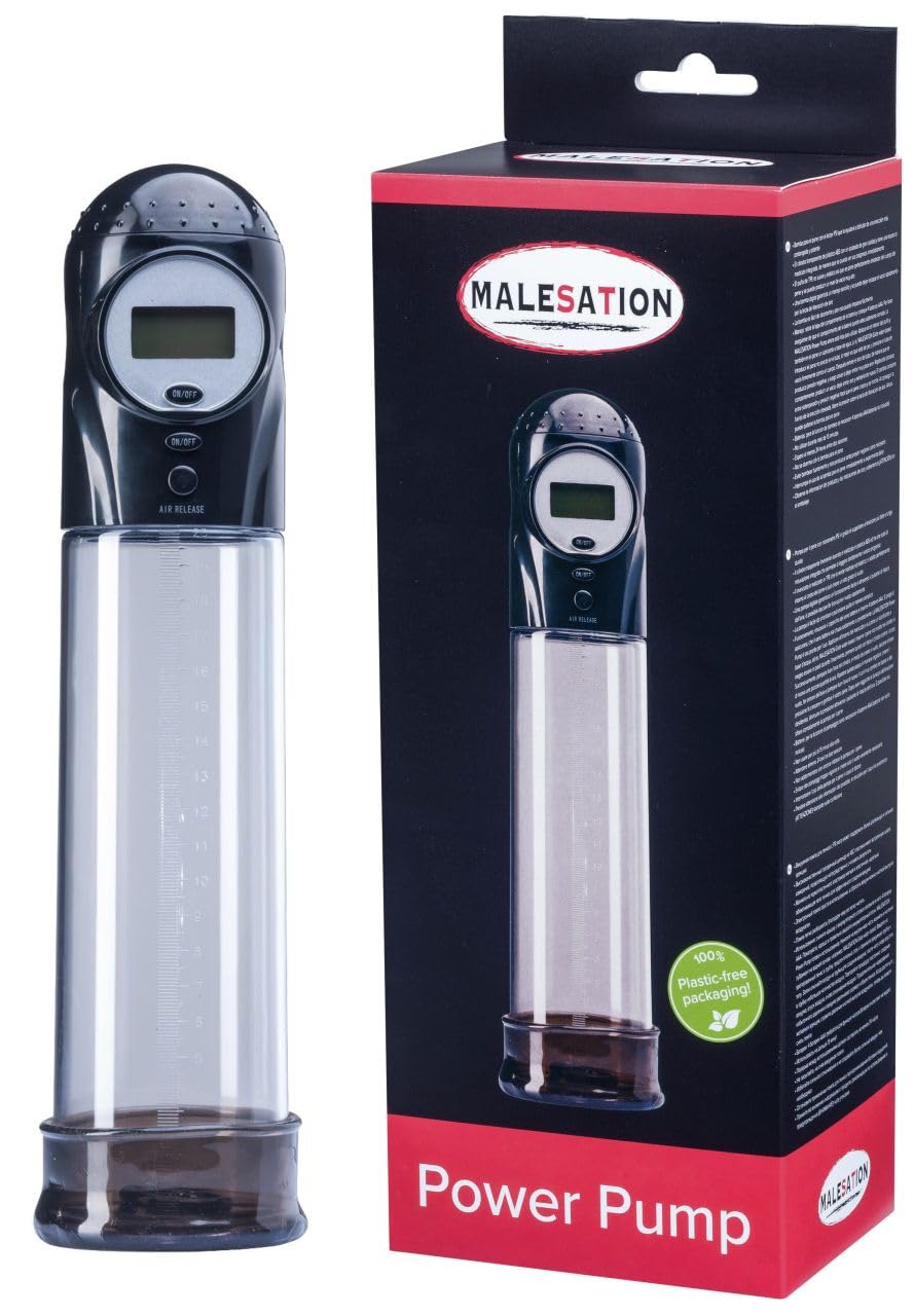 Malesation Pompe à Pénis Transparent 20,5 cm/Diamètre 7 cm