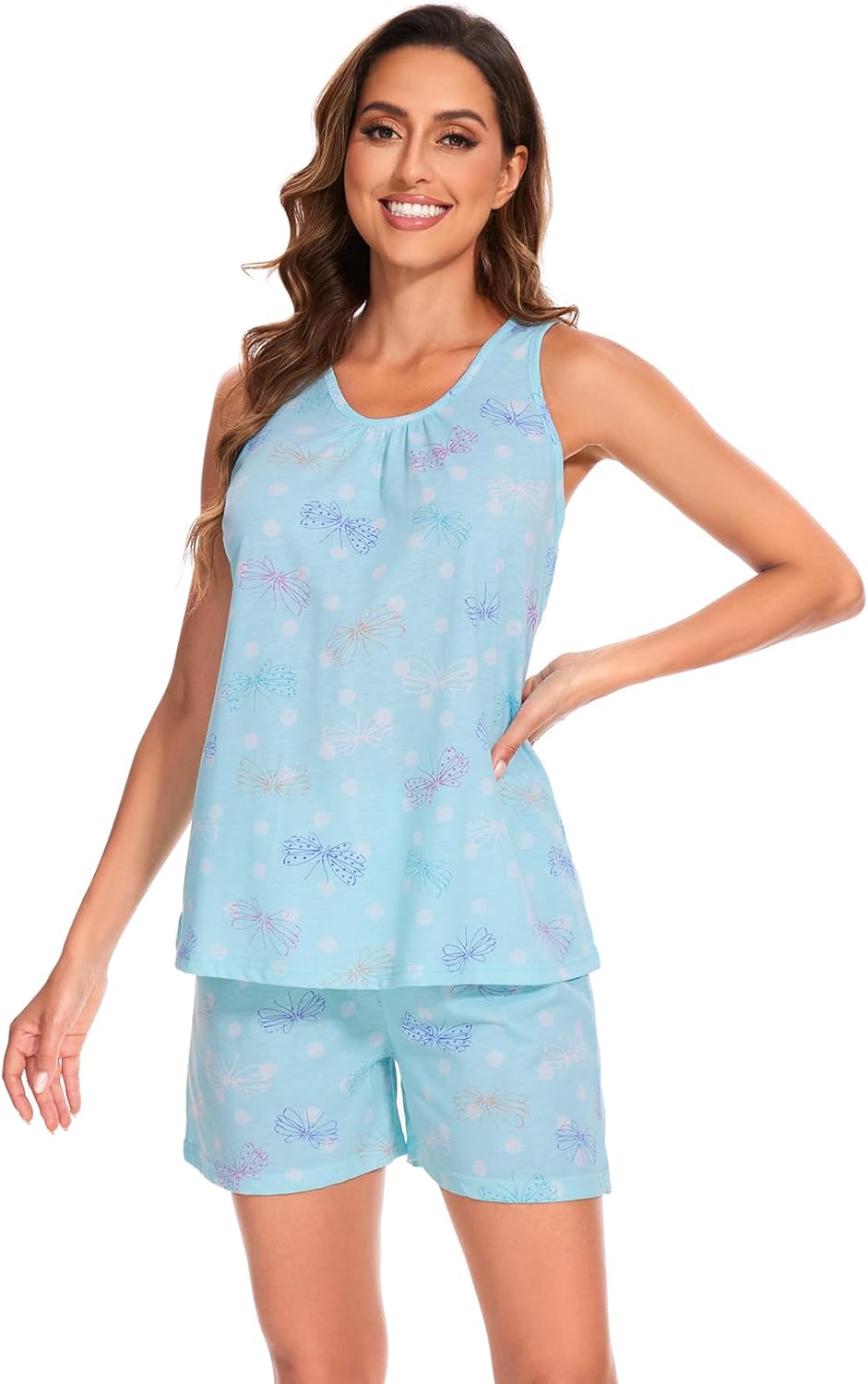 CHUNG Women's Cute Cartoon Pajama Set Summer Kuwait Ubuy