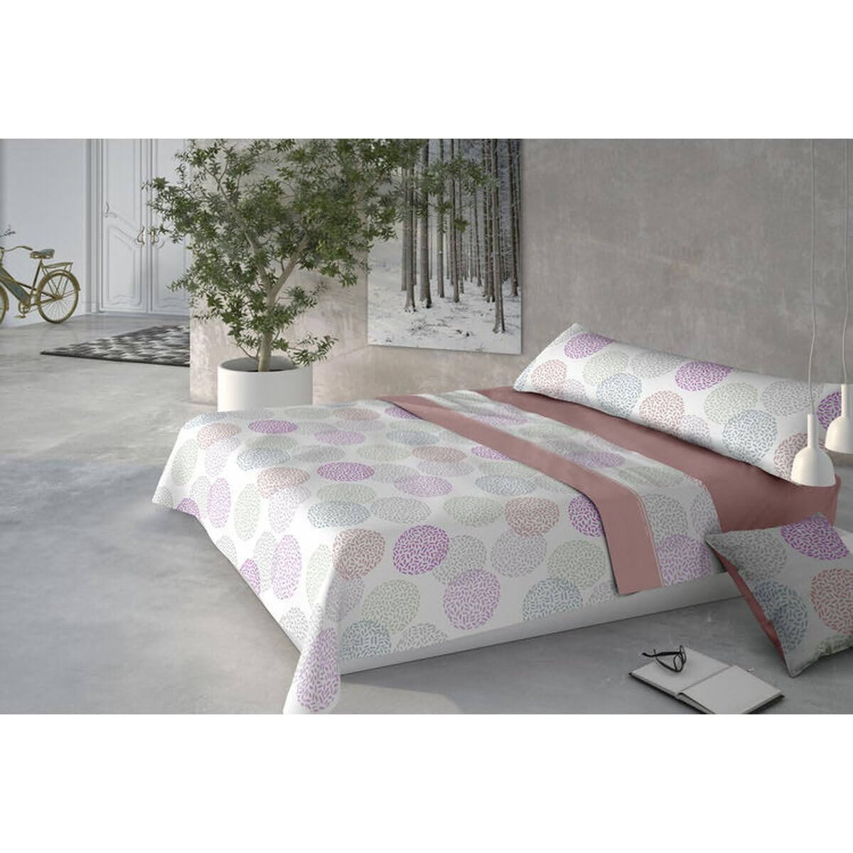 Pierre Cardin Juego de Sábanas CORALINA Doris Rosa Cama de 150