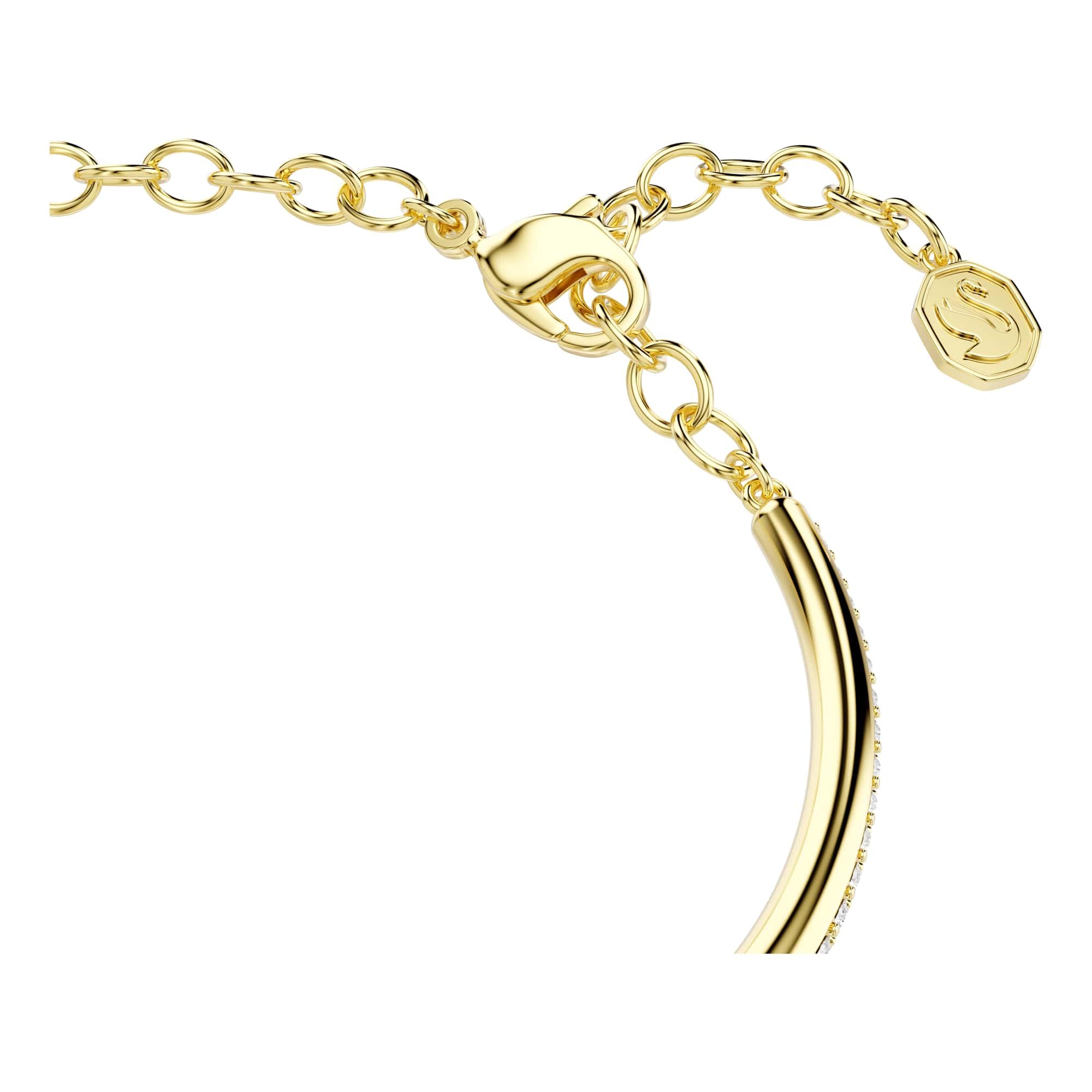 Swarovski Dextera Collezione Bracciale rigido, Taglio rotondo, Bianco