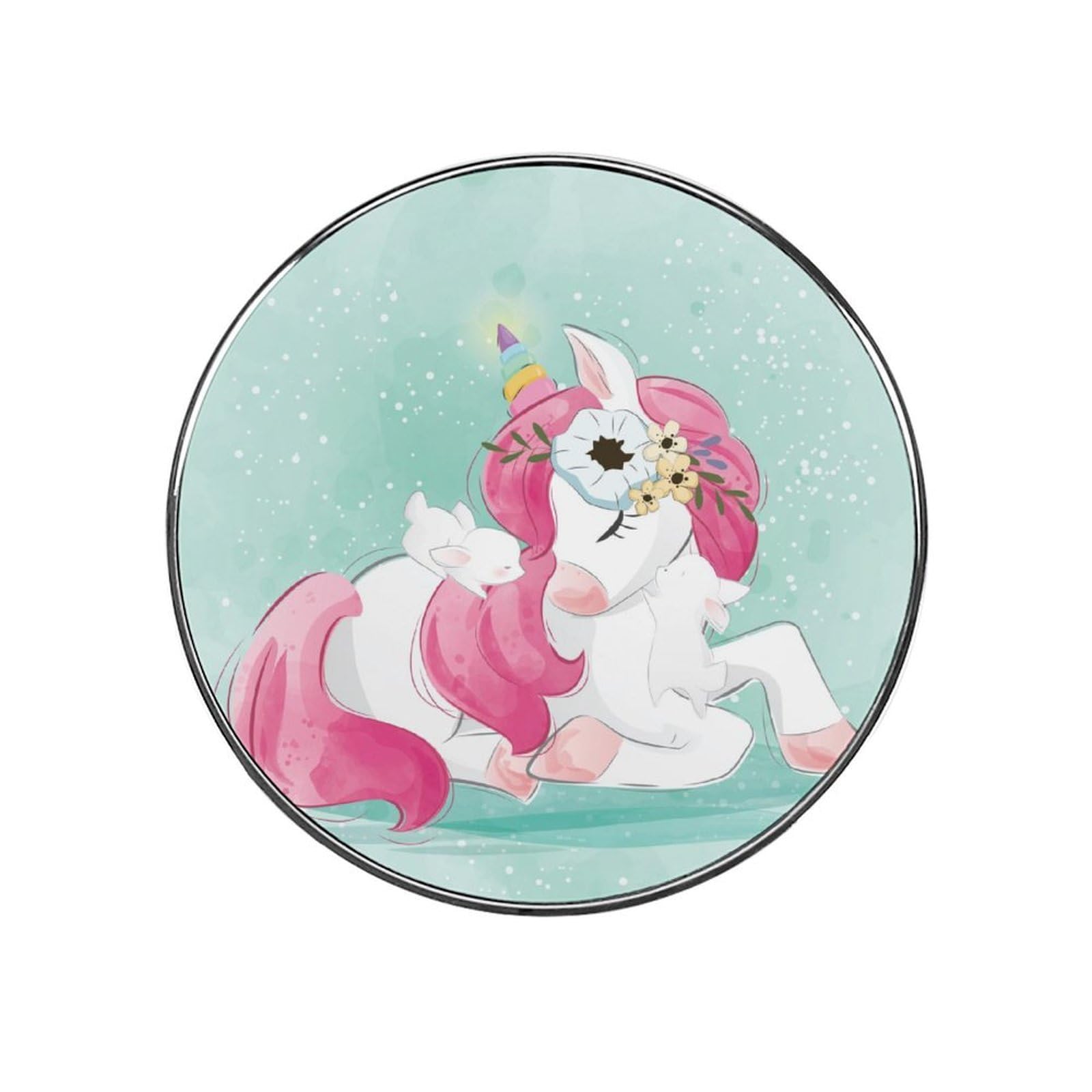 Cute Pink Unicorn Refrigerator Magnet Decorative Fridge Sticker For Kitchen Office Home Décor