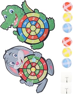 VANZACK 2 Conjuntos De Jogos De Brinquedo Interno De Bola Pegajosa Para Crianças Jogo De Tabuleiro Jogo De Dardos Jogo De Alvo Bola Pegajosa Brinquedos Infantis Brinquedos Infantis