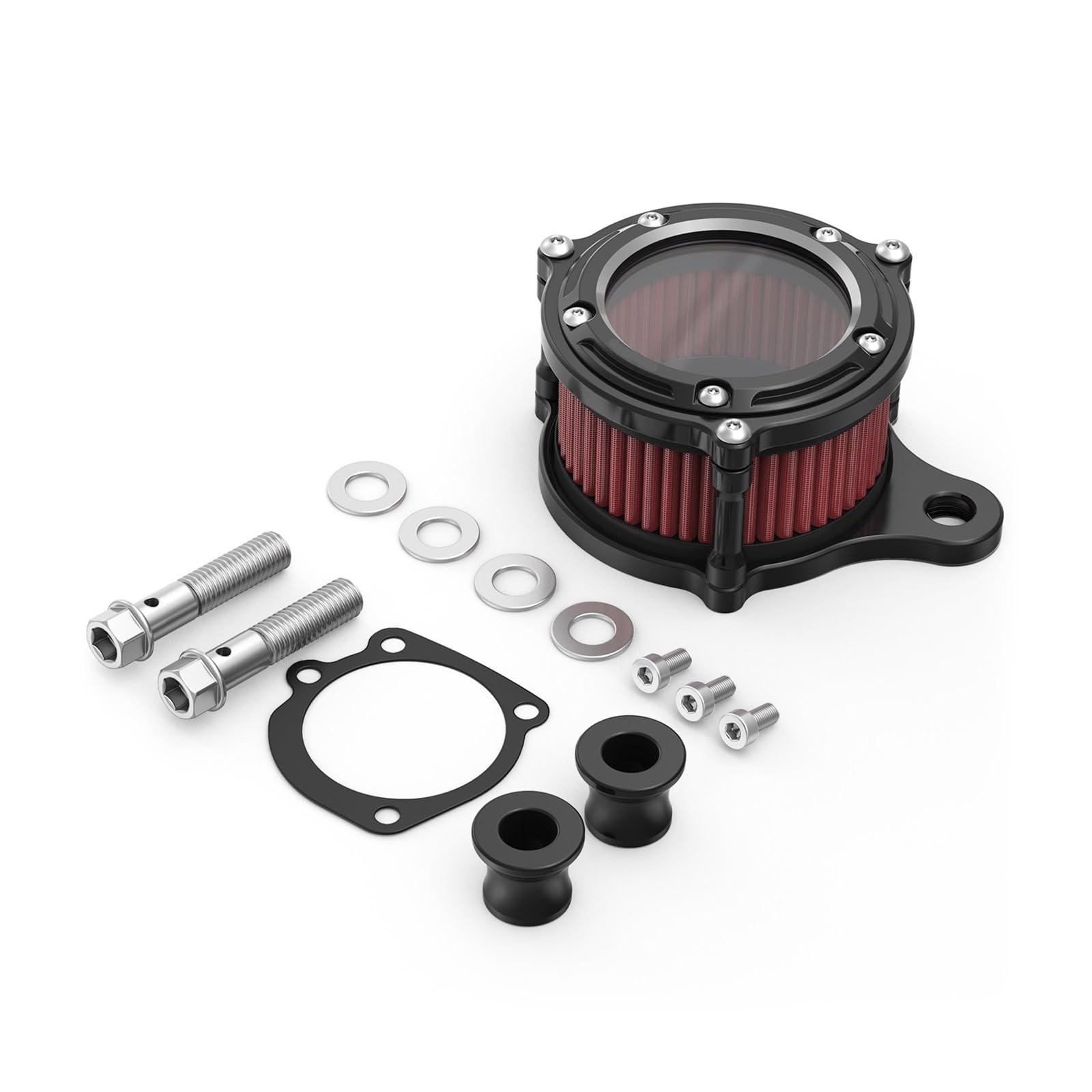 Filtr Powietrza Zestaw do czyszczenia filtra powietrza pasuje motocykli Harley Iron 1200 2018-2021, Forty Eight XL1200X 2010-2015 883 Sportster Motocyklowe filtry powietrza