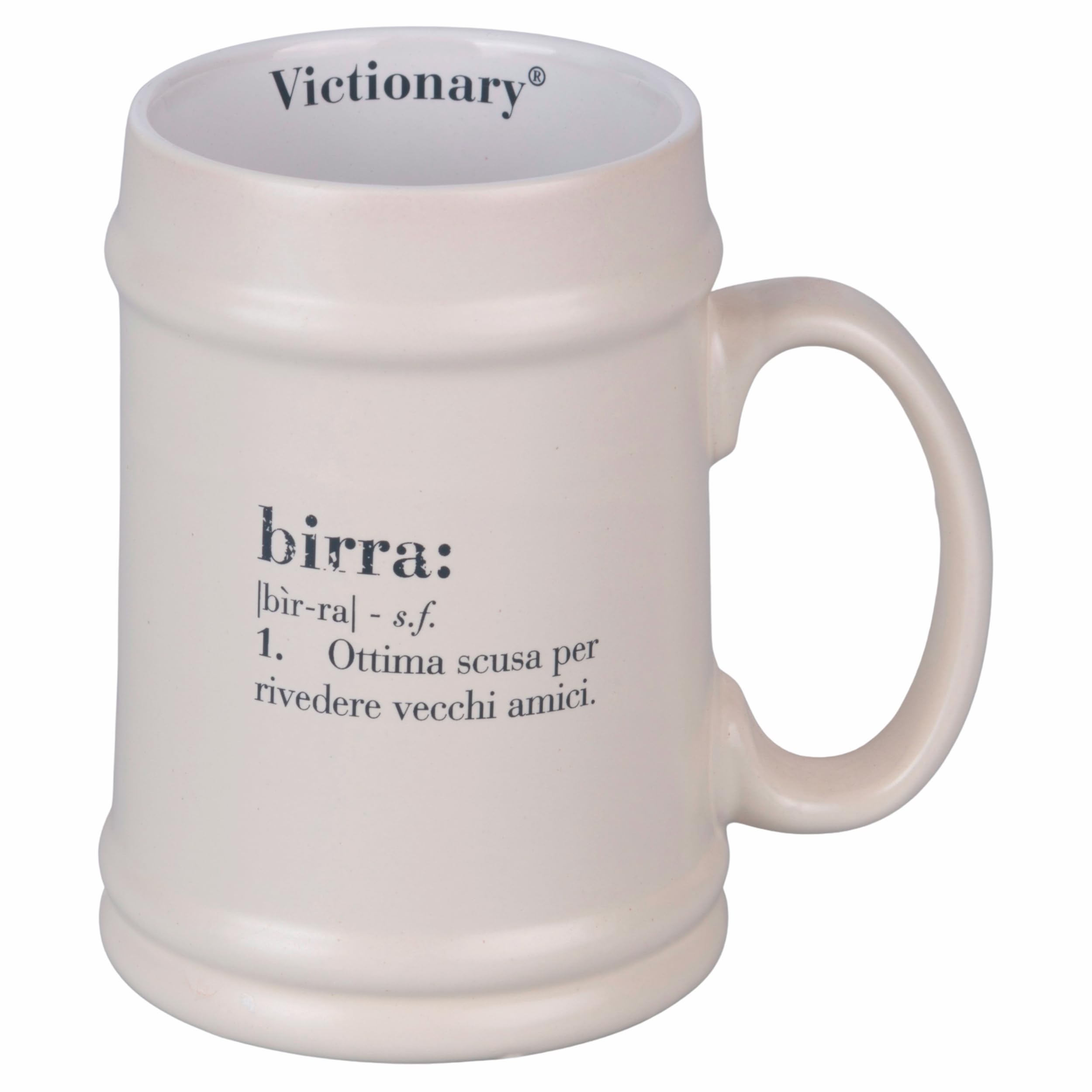 Boccale Birra In Gres Villa D'Este Tivoli - 500ml, Design Victionary, Grigio | Lavabile In Lavastoviglie - Foto 12