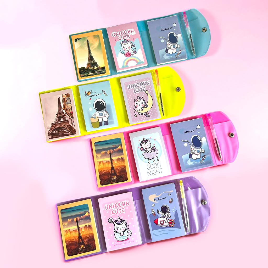 GIGGLES WORLD® Cute Mini Notebooks Pocket-Sized Travel Journal