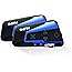 LEXIN B4FM Motorrad Bluetooth Headset, Helm Intercom, Kommunikationssystem für bis zu 10 Motorräder mit 2000m Reichweite, Mot