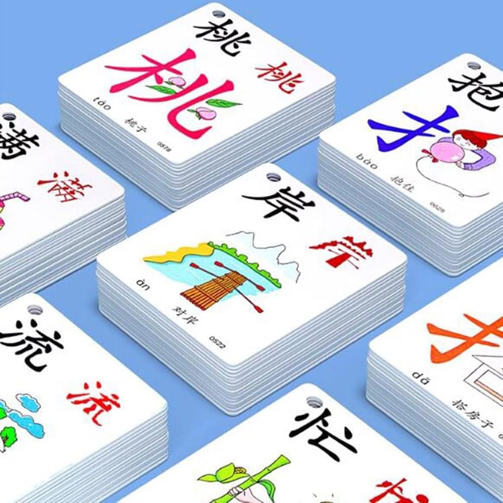 Cartes de caractères chinois for l'apprentissage du mandarin kit de cartes graphiques Flash for l'apprentissage des caractères chinois cartes flash chinoises cartes Pinyin for débutants(1000 words)