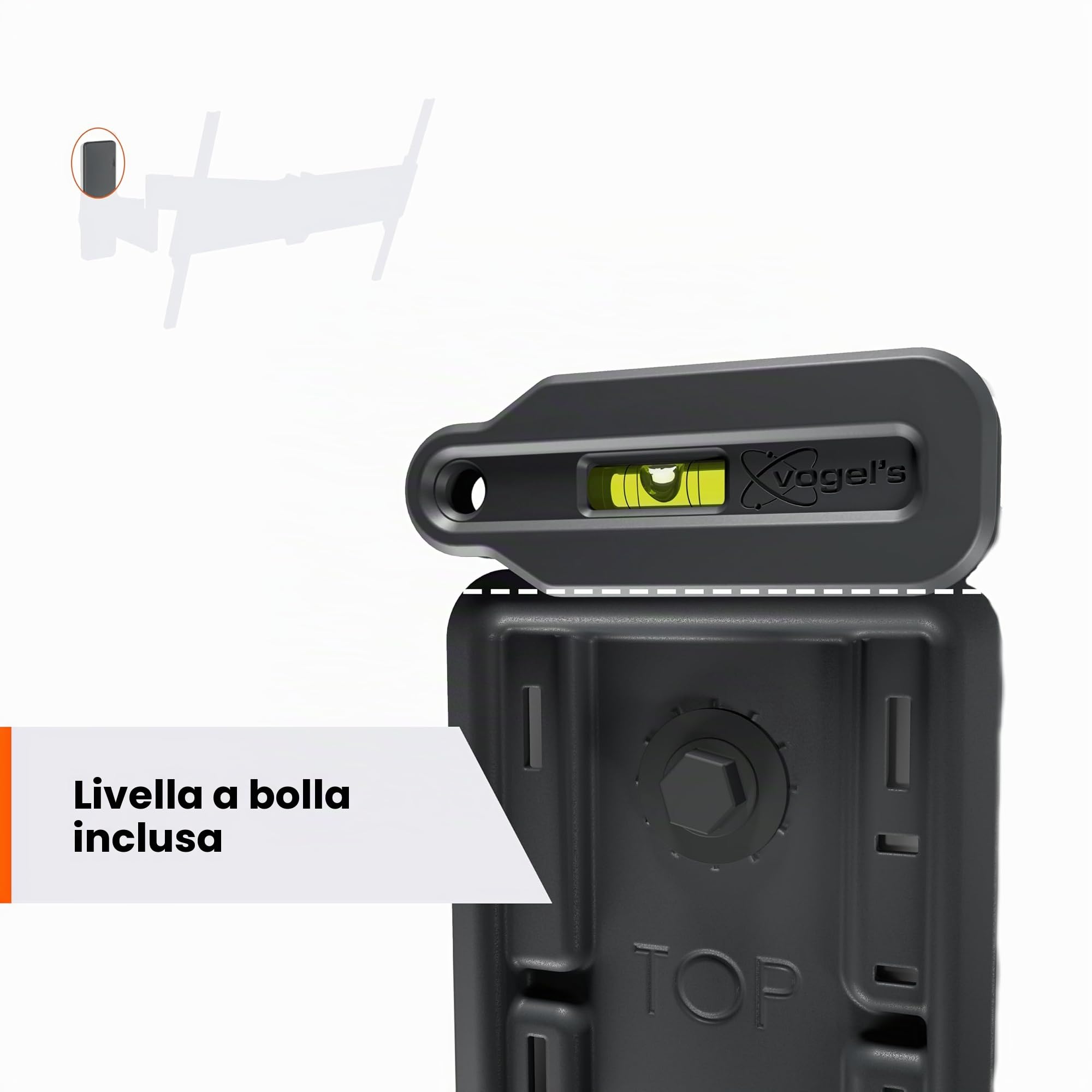 Vogel’s TVM 1225 Supporto TV girevole per televisori da 19-43 pollici, Max. 15 kg, Orientabile fino a 120°, Staffa da parete per TV full-motion max. VESA 200x200