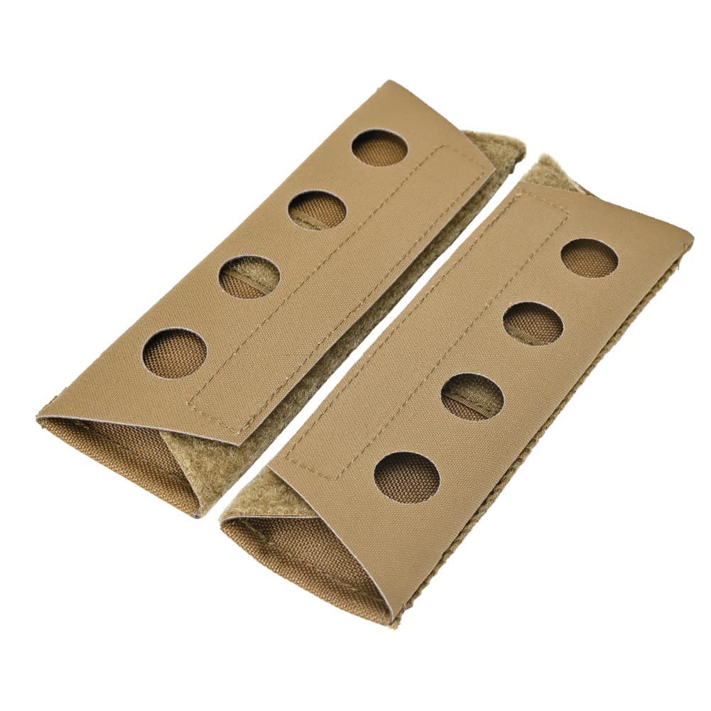 YASHALY 1 Pair Tactical Vest Shoulder Strap Pad Comfort Cushion Pad 1000D Nylon Mesh Protect Pads