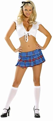 Miniatura 2 de Disfraz de niña de escuela traviesa para adulto, color rojo - SM