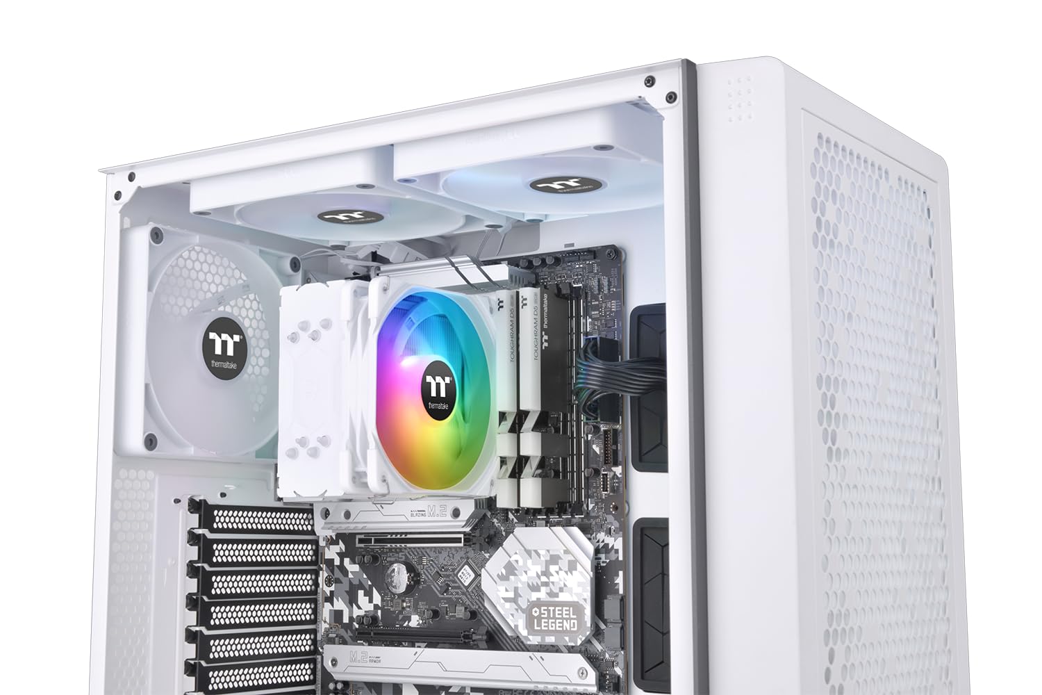 Thermaltake UX200 SE ARGB Lighting CPU Cooler, CPU-Kühler schwarz/grau