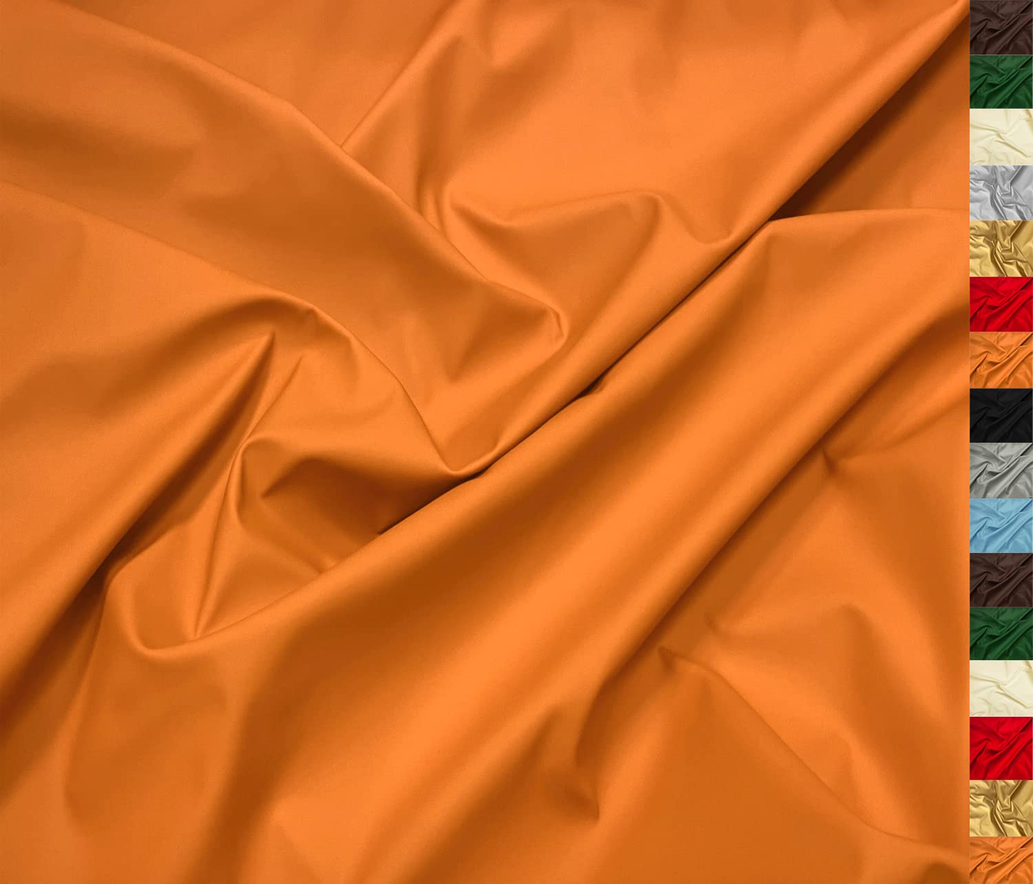 A-Express Soft Faux Leather Fabric Spandex Stretch Smooth Matt Matte Leatherette Vinyl Material 140cm 55" Wide 230gsm One Way Stretch Sold Per Meter
