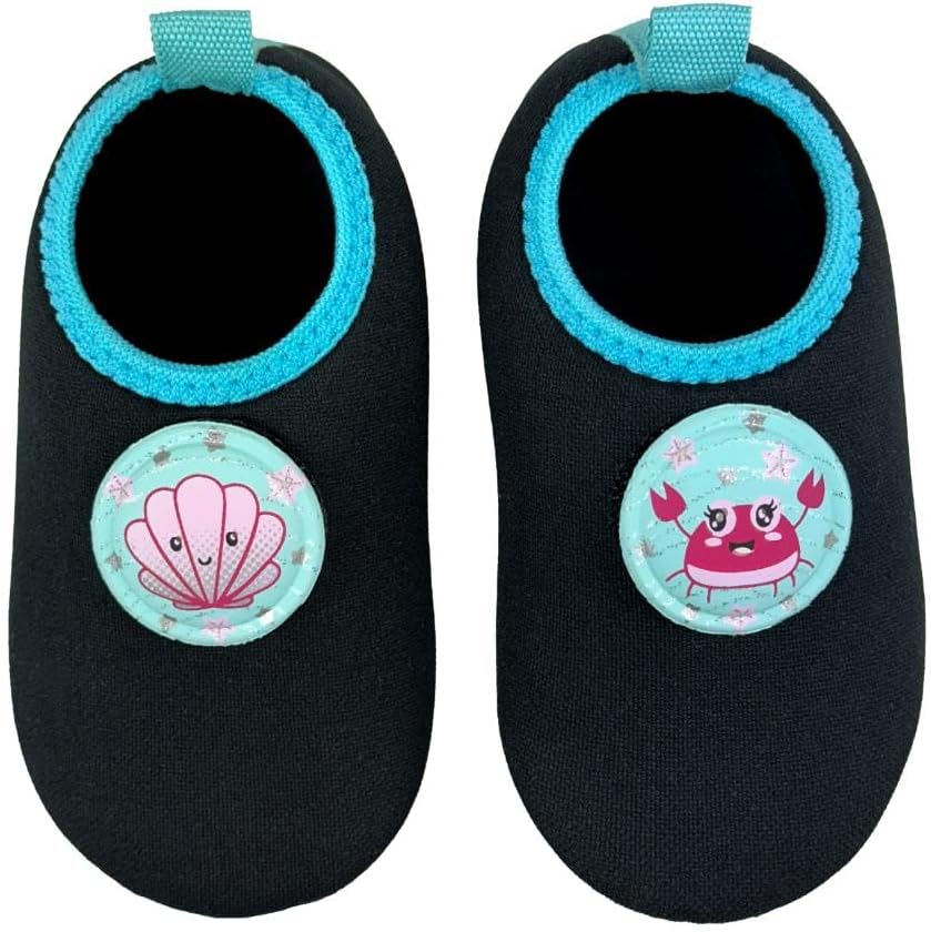 Sapatilha Infantil Antiderrapante Etiquetas Trocáveis Menina Sereia Magicc Kids S118