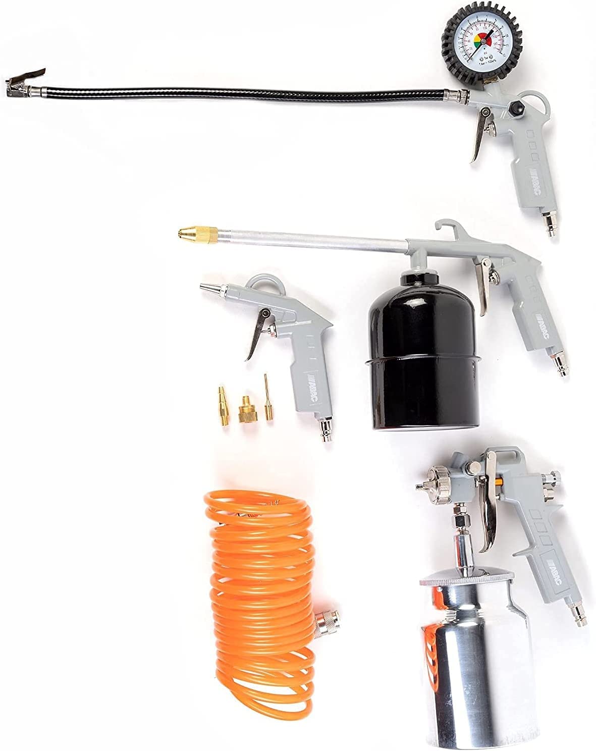 COMPRESSORE D'ARIA MONTECARLO B20 BASILIN LITRI 50 PIU' KIT 5 PEZZI-ABAC 1129100006-