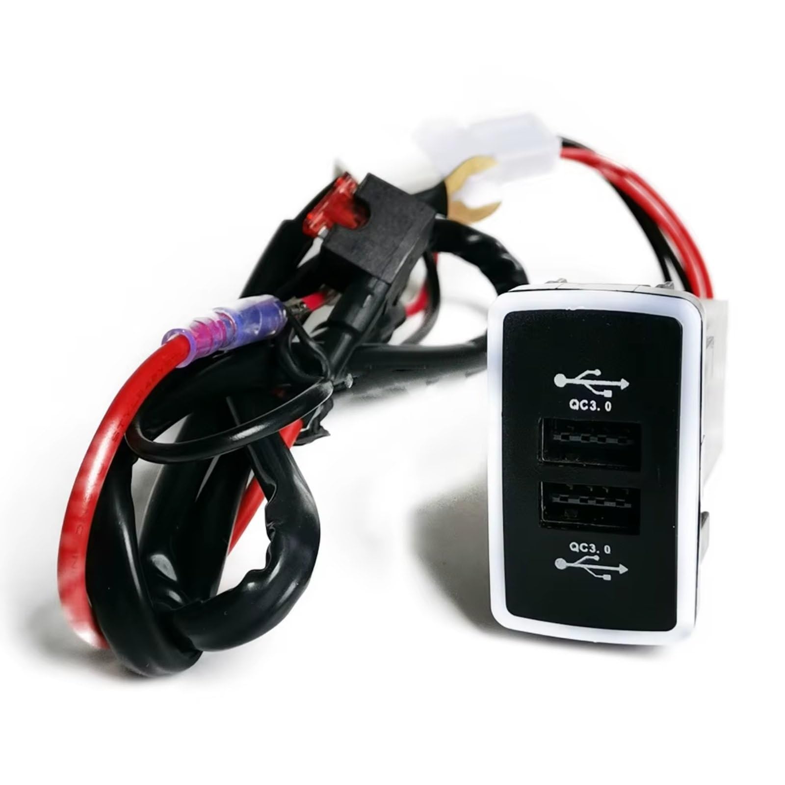 Console Presa USB Compatibile Con Hrv Per Vezel 2008-2013 12V 24V Auto Dual QC3.0 Presa Ricarica Adattatore Presa Ricarica Del Telefono Ricambi Auto