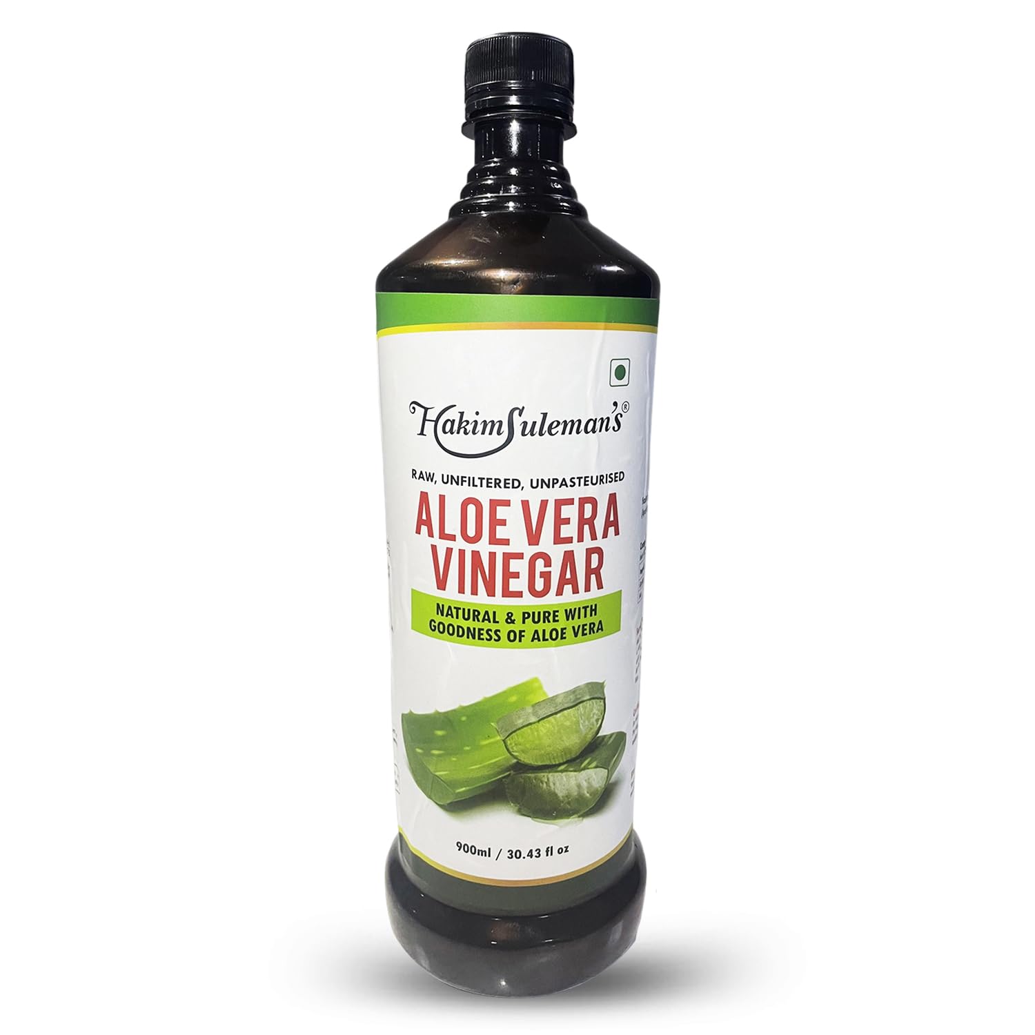 Sponsored Ad - Hakim Suleman's Aloe Vera Vinegar – Organic, Natural Detox & Digestive Support, 100% Pure, Healthy Skin & Hair Care Supplement - 900 ml