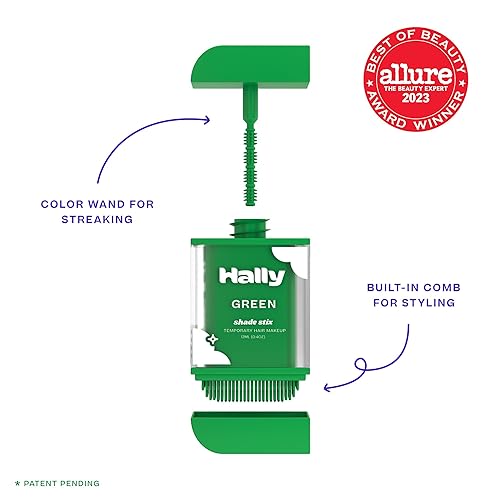 Miniatura 6 de HALLY Shade Stix - Maquillaje temporal para el cabello, color de cabello lavable de un día pendiente de patente, a prueba de transferencia,