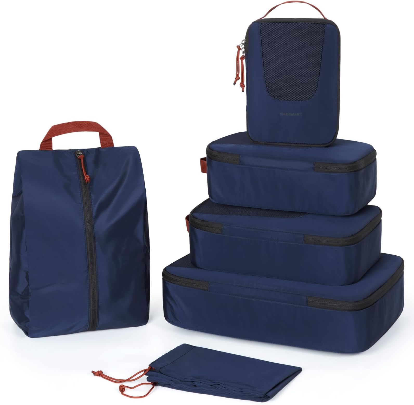 Compression Packing Cubes for Travel, 6/5/4set Lightweight Packing Organizers, Summer Travel Essentials Suitcase Organizer Bags Set