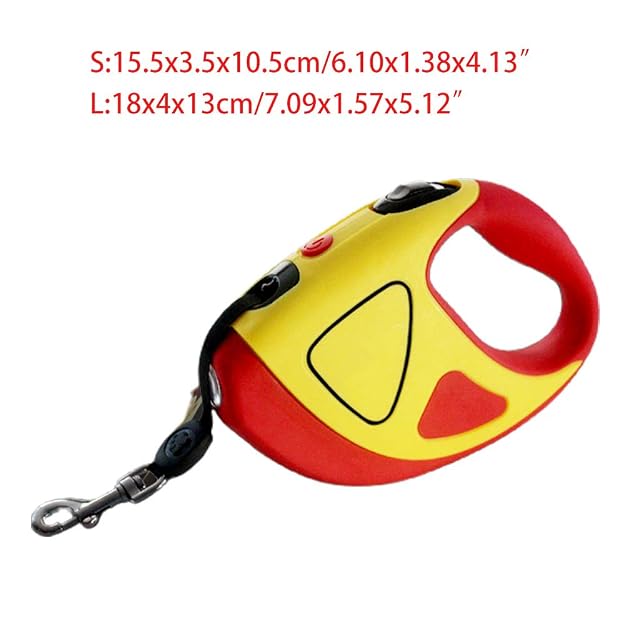 Foto 3 de 8 de Linterna LED para perros de razas pequeñas y grandes, correa retráctil para pasear perros