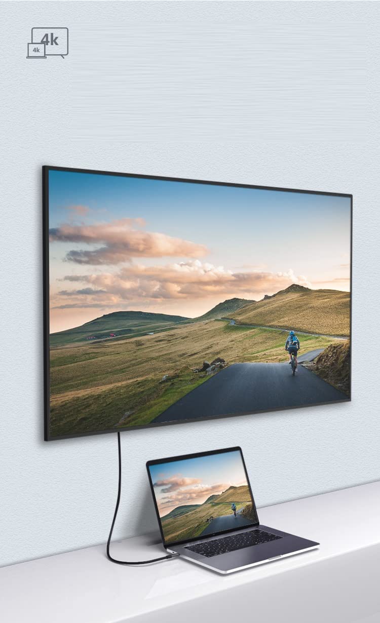 CAKOBLE USB-C to USB-C 3.1 Gen2 Cable 10Gbps Data Transfer, 100W 20V/5A USB Type C PD Fast Charging Cable 4K Video Output Compatible with Thunderbolt 3, MacBook Pro, Galaxy S21 2M