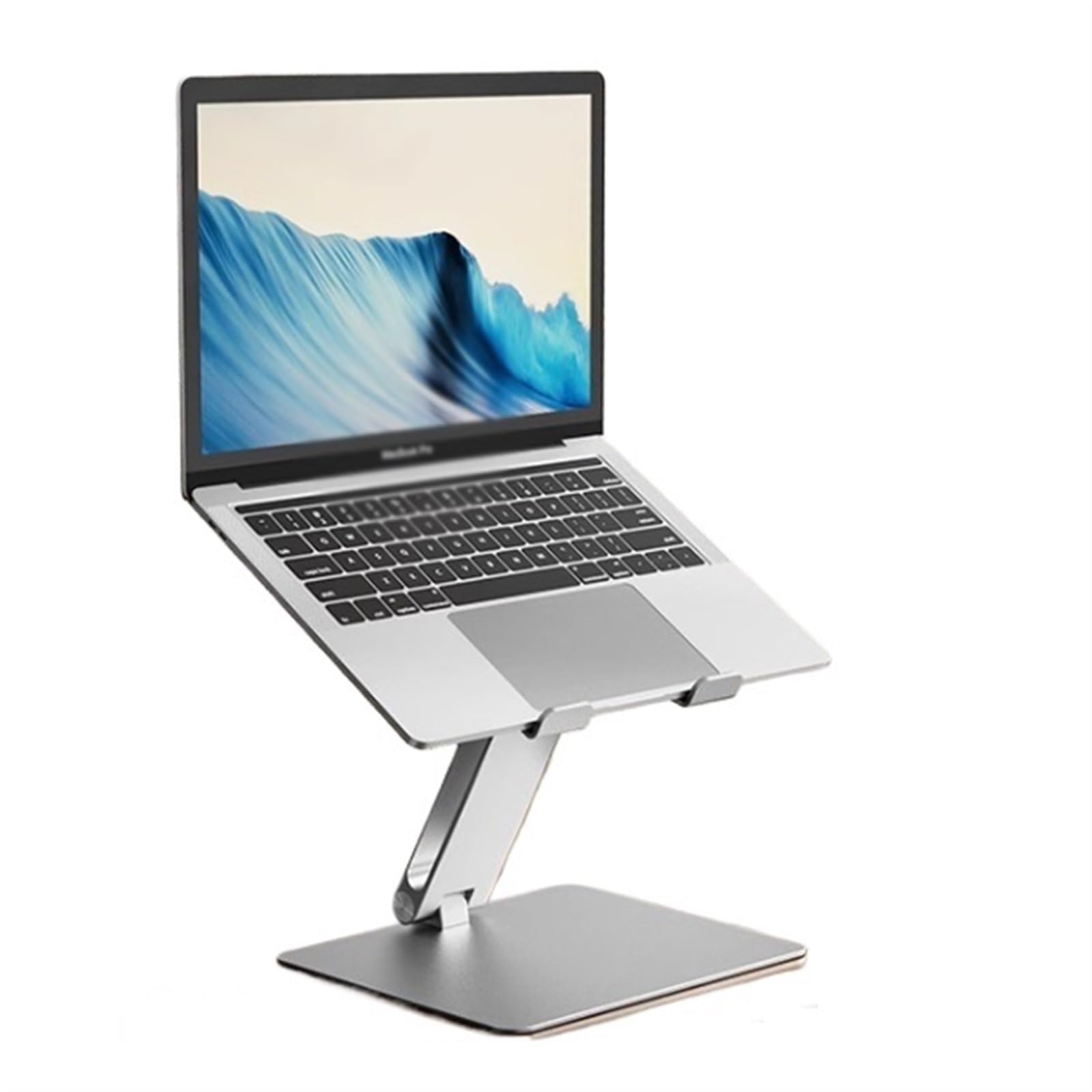 Soporte plegable for computadora portátil, soporte vertical ergonómico for computadora portátil, aluminio, refrigeración ventilada, soporte de escritorio portátil for computadora portátil, antiarañazo