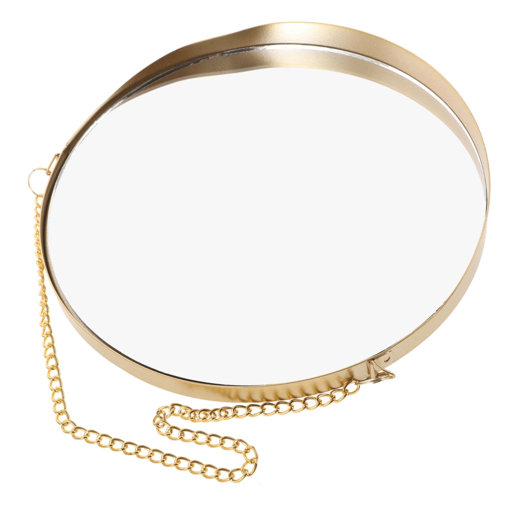 Ciieeo Espejo de Pared Moderno Pequeño Redondo Estilo Rústico para Decoración de Baño