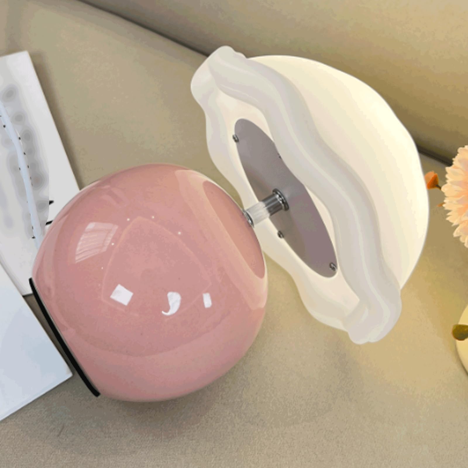 Piękny Plastic tafellamp Verstelbare nachtkastje Lamp Knop Bureau Kleine tafellamp Plug-in slaapkamer tafellamp lekki