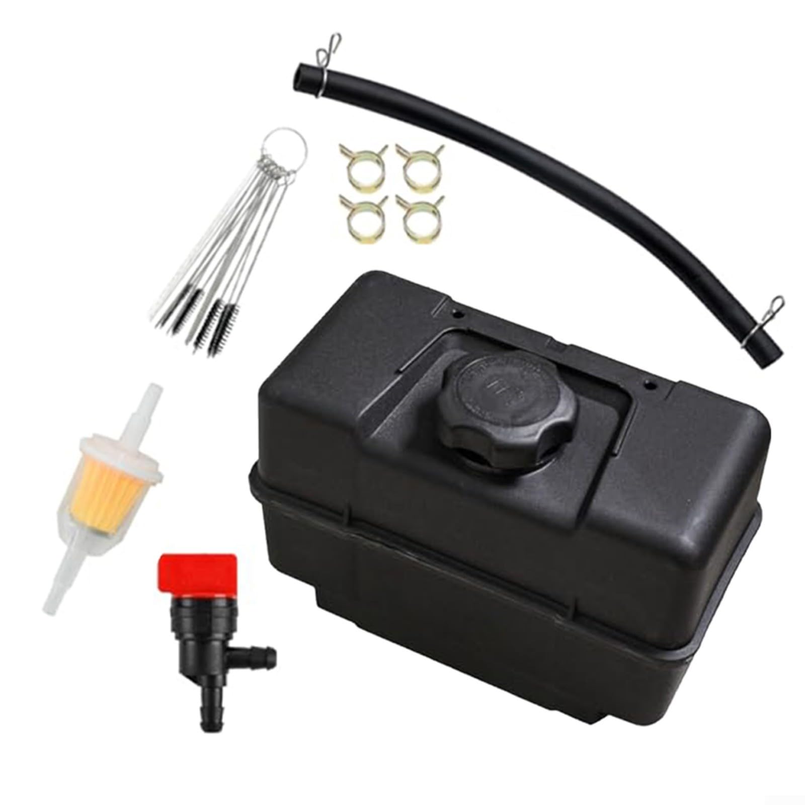 1 Set Tappo Serbatoio Carburante Kit Per 691993 49337 490572 490579 Motori Con Valvola Linea Morsetti Filtro Plastica Rasaerba Spazzaneve Giardino