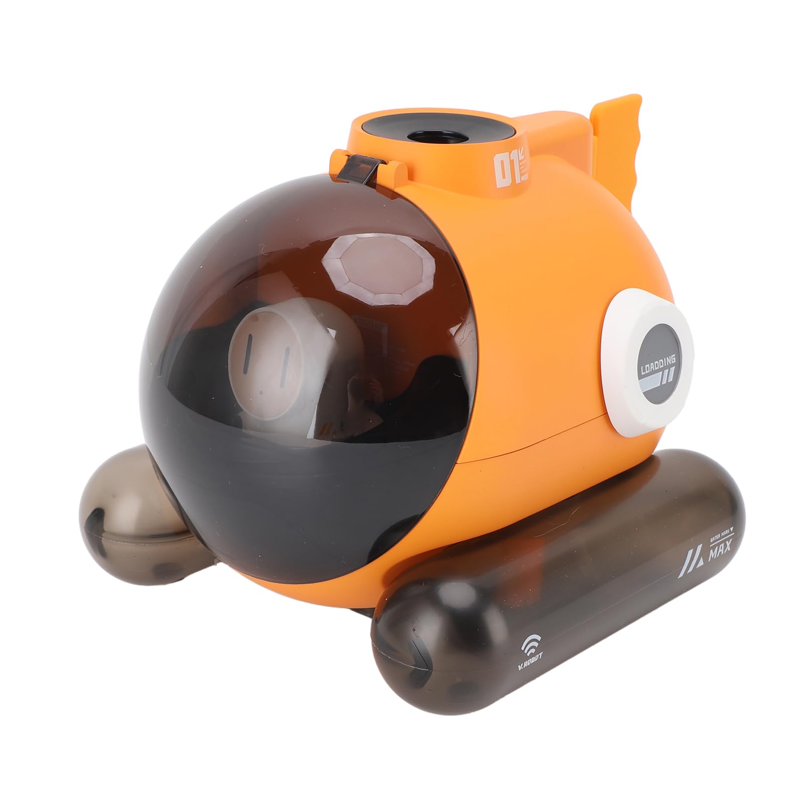 ANGGREK Humidificador de Escritorio Humidificador Submarino ABS 250 Ml Generador de Niebla con Anillo para Fumar con Control Remoto para Dormitorio Escritorio de Oficina Usuarios de Espacios
