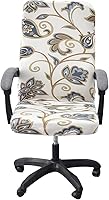 Vista 1 de CRFATOP Funda elástica para silla de oficina de computadora con cremallera duradera, funda giratoria universal para silla de escritorio