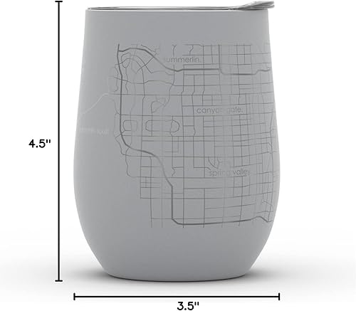 Vista 68 de Well Told Lexington Kentucky Map - Vaso de vino aislado con grabado de mapa de Kentucky, taza de acero inoxidable grabada (12 onzas, verde domingo)