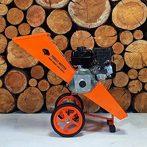 Forest Master Garten FM6DD-MUL 6HP Benzinhäcksler Gartenhäcksler Gartenhacker Holzhacker Holzhäcksler Trommelhäcksler… – Bild 3