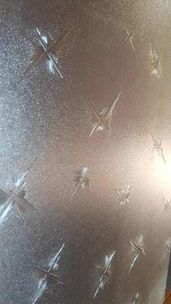 Amazon.co.jp: サイズカット可 昭和レトロ 板ガラス 夜空 550mm