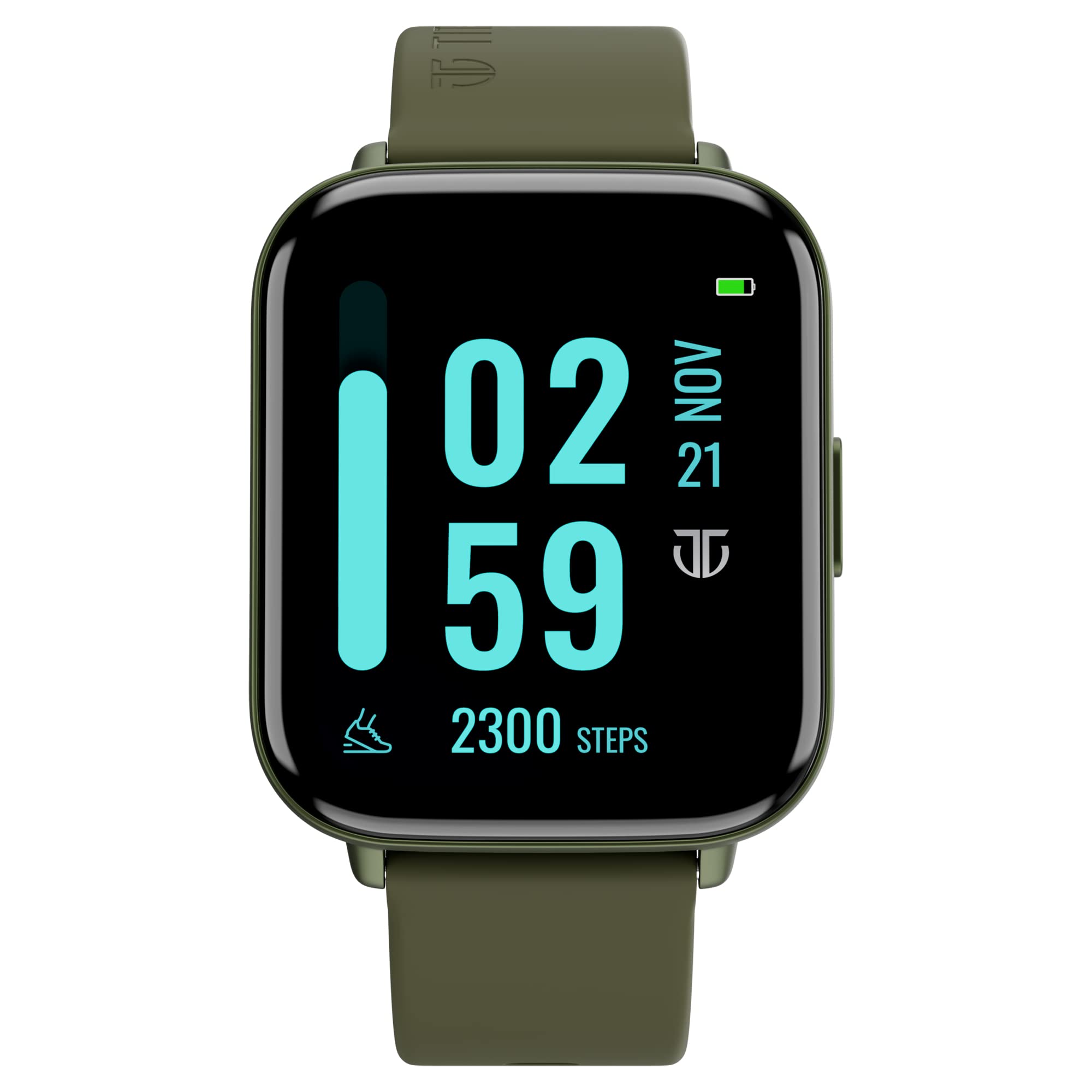 Smart 2 Fashion Smartwatch, 1.78 Bright AMOLED Display Premium Metallic Body 24x7 Stress & Heart Rate Monitor SpO2 Sleep Tracker Upto 7 Days Battery (Green)