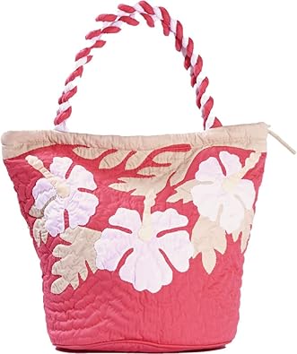 Amazon | (ラナイブルー）Lanai-blue ハワイアンキルトトートバッグ A4