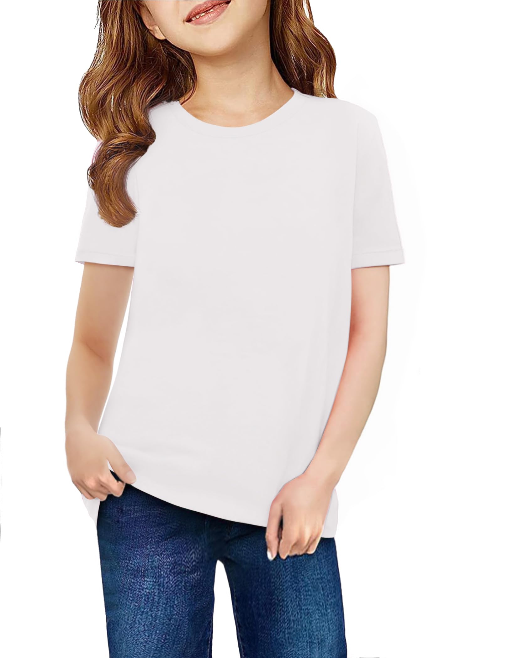 Girls Unicorn Shirts Short Sleeve Flip Sequin T-Shirt Tops