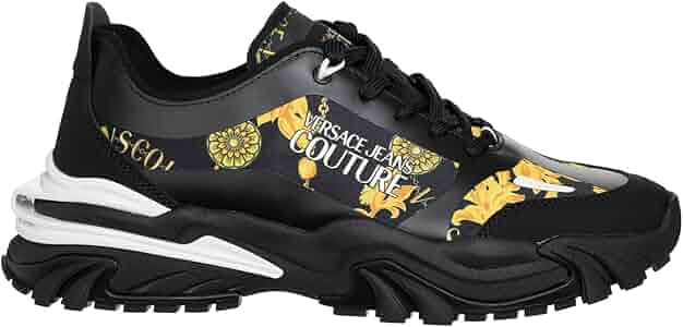 Amazon.com | VERSACE JEANS COUTURE Men Sneakers Black 7 US Amazon.com | VERSACE JEANS COUTURE Men Sneakers Black 7 US