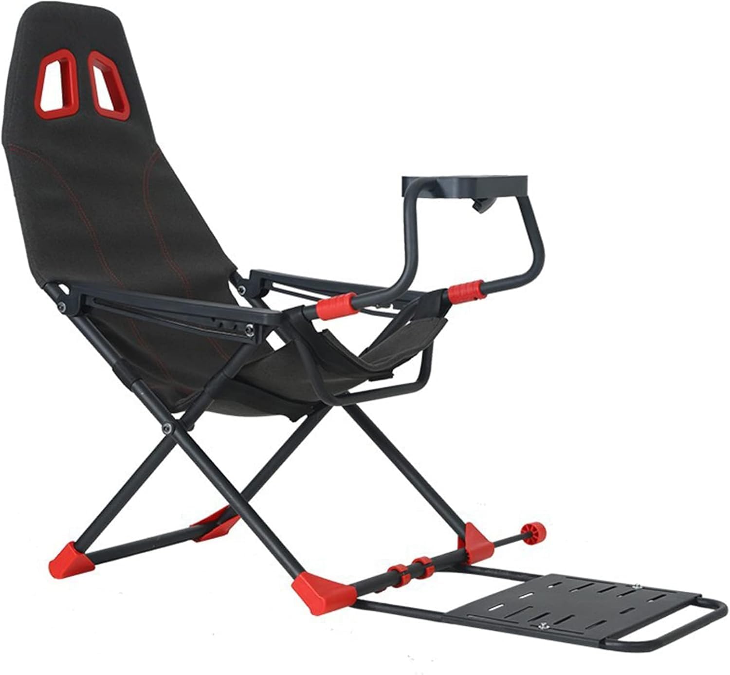 Cabina de simulador de carreras ajustable con asiento plegable ergonómico compatible con Xbox One PS4 PC