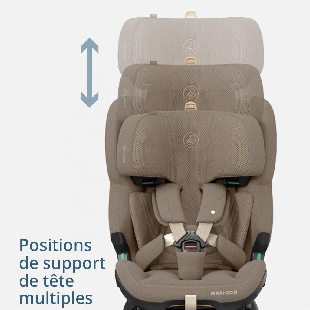 Maxi-COSI Emerald 360 Pro Siège auto pour bébé, protection contre les chocs latéraux, harnais facile à installer, Climaflow pour contrôle de la température, SlideTech, convient aux enfants de 0 à 12